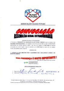 Assembleia Geral - Projeto Olhar Futuro